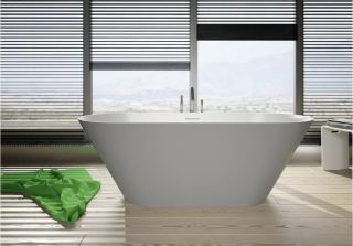 Ванна из искусственного камня Riho Barcelona B117001105 170x70см белый